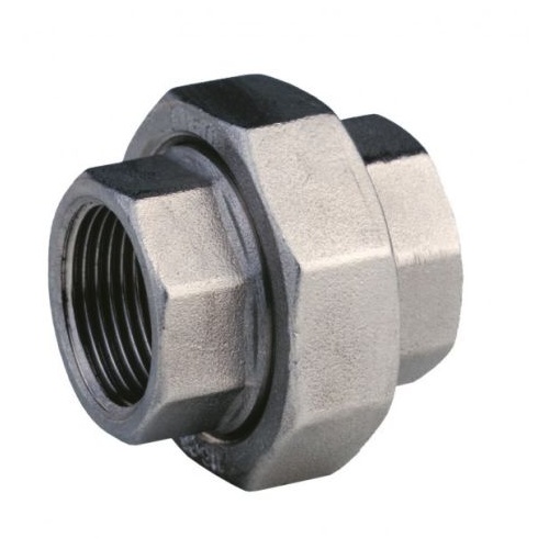 MANCHON 3 PIÈCES FEMELLE G1''1/2 CYLINDRIQUE FONTE photo du produit