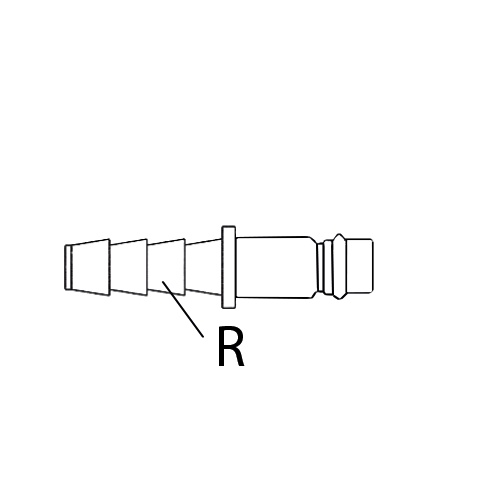 ABOUTS STANDARDS AIR RESPIRABLE 7,8 mm - TUYAU photo du produit Schema L