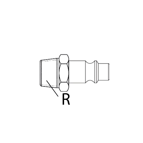 ABOUTS STANDARDS EUROPÉEN 7,4 mm - MÂLE photo du produit Schema L