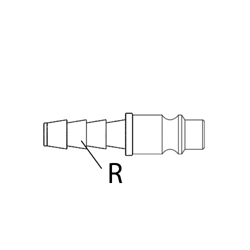 ABOUTS STANDARDS EUROPÉEN 7,4 mm - TUYAU photo du produit Schema L