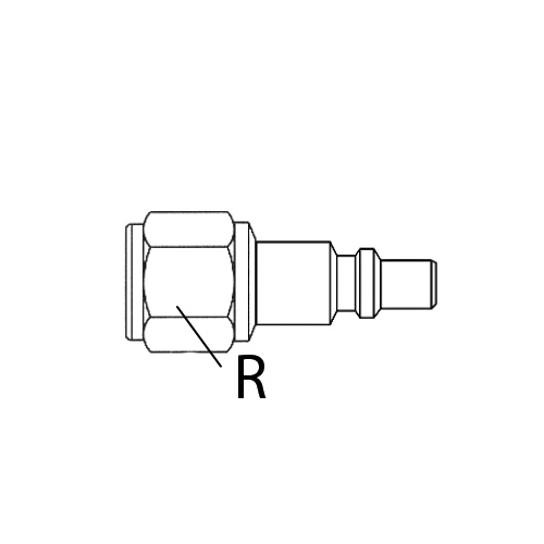 ABOUTS STANDARDS ITALIEN 5 mm - FEMELLE photo du produit Schema L