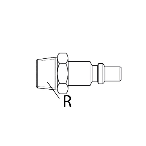 ABOUTS STANDARDS ITALIEN 5 mm - MÂLE photo du produit Schema L
