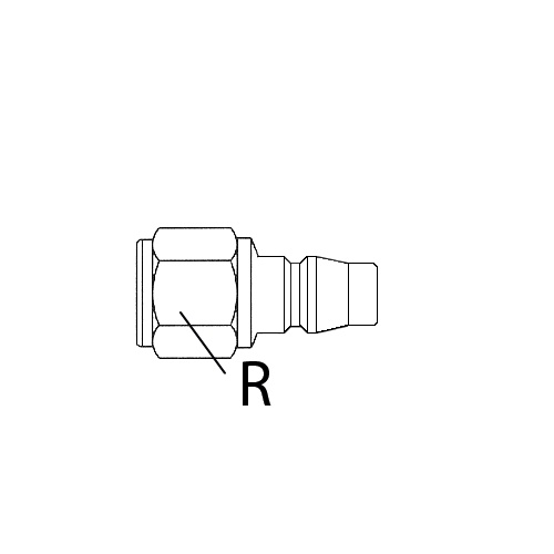 ABOUTS STANDARDS NITTO 7,8 mm - FEMELLE photo du produit Schema L