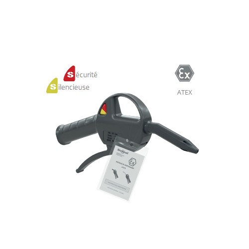 SOUFFLETTE SILENCIEUSE S&Eacute;CURIT&Eacute; ATEX FG1/4' BUSE PLASTIQUE photo du produit