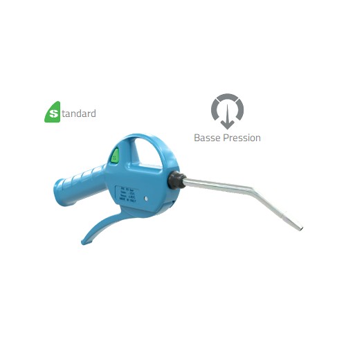 SOUFFLETTE STANDARD BASSE PRESSION FG1/4' BUSE M&Eacute;TALLIQUE 100MM photo du produit