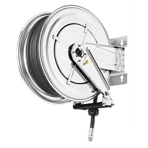 ENROULEUR AUTOMATIQUE TOUT INOX E549 &Oslash;13 25M 20BAR MULTISERVICE SERTI INOX photo du produit