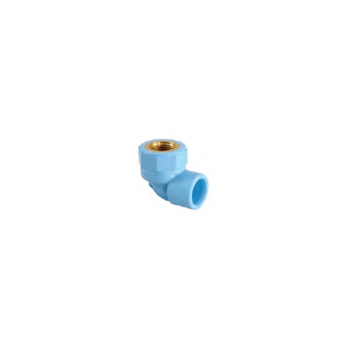 RACCORD COUDÉ 90° TARAUDÉ INSERT LAITON PVC GIRAIR - Ø 20 / F 1/2'' photo du produit
