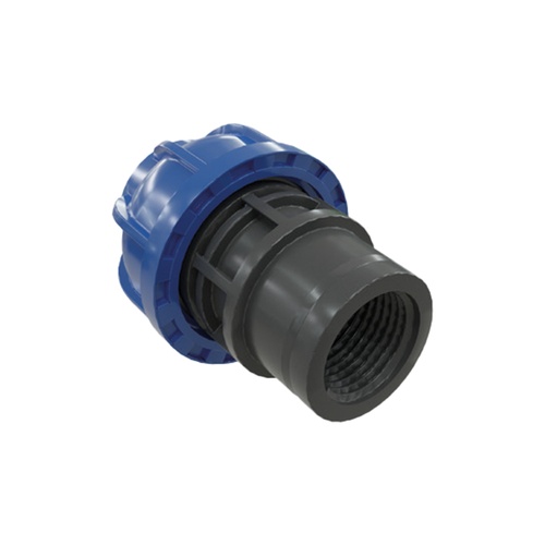 RACCORD DROIT TARAUDÉ TURN FIT EN POLYAMIDE Ø25 EXT / FEMELLE G3/4'' photo du produit