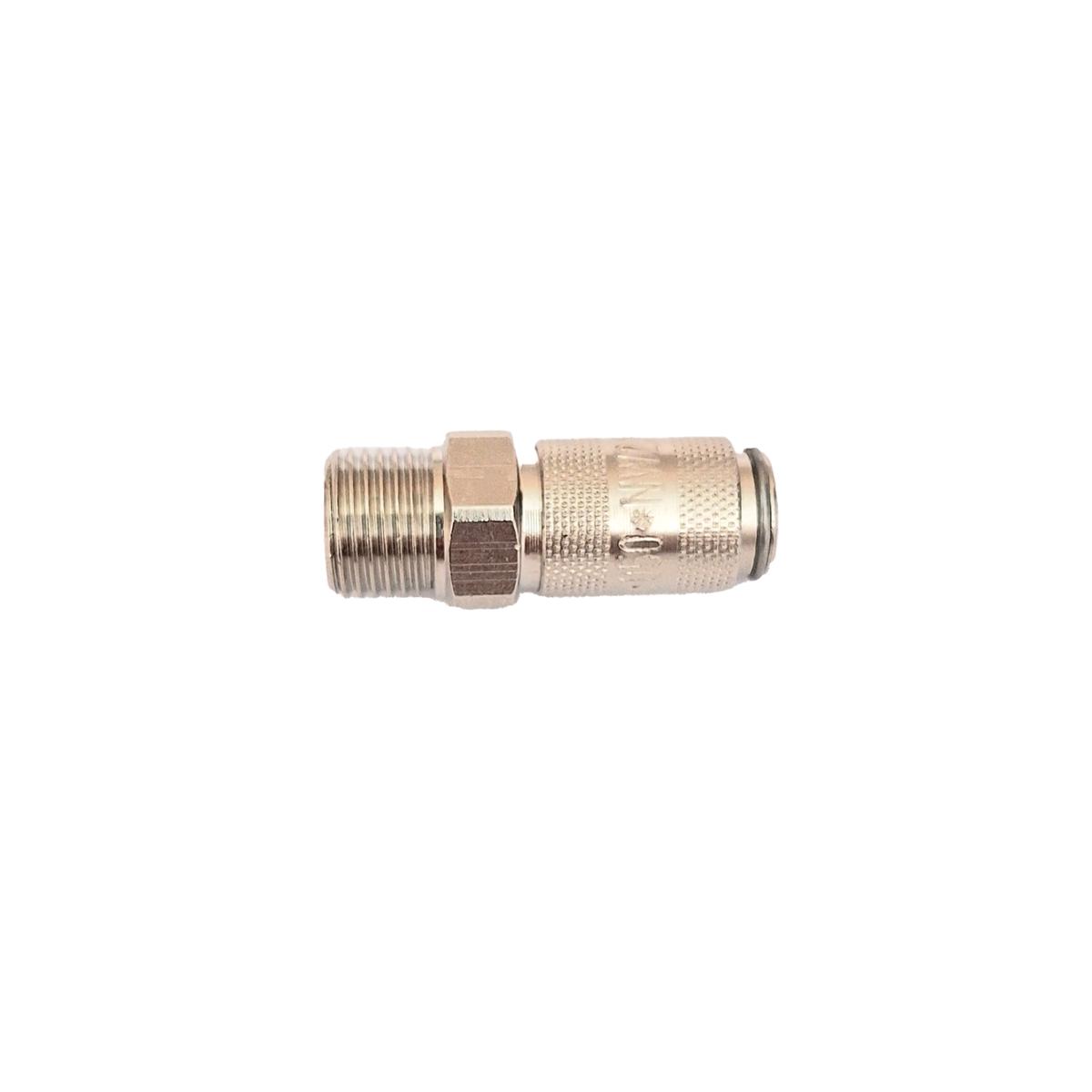 COUPLEUR STANDARD LAITON N - MICRO - MÂLE - MG 1/8'' - Bague photo du produit Vue arrière L