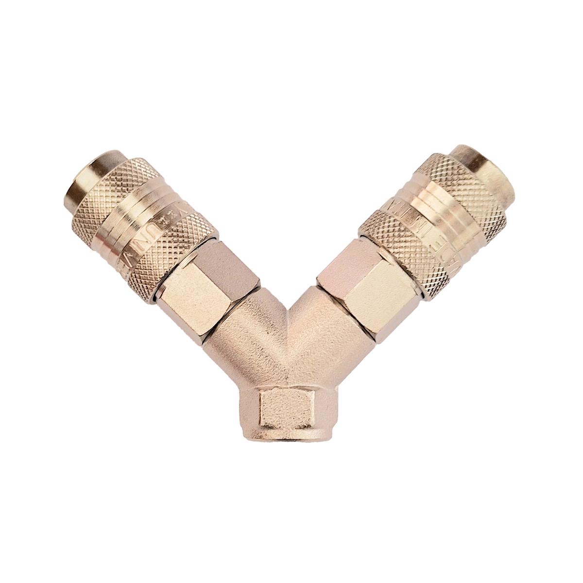 COUPLEUR STANDARD LAITON N - MULTI - FEMELLE Y - FG 3/8'' - Bague photo du produit