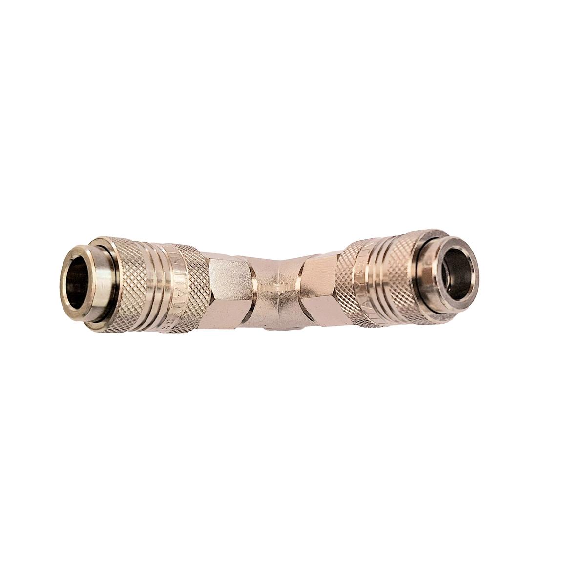 COUPLEUR STANDARD LAITON N - MULTI - FEMELLE Y - FG 3/8'' - Bague photo du produit Vue de côté L