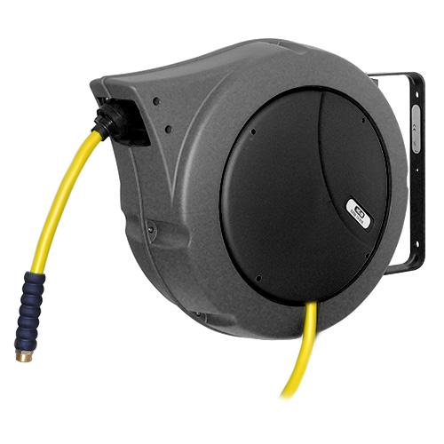 ENROULEUR SÉRIE 250 - ABS - 18 m - Ø 12,5 INT - 6 bars - TUYAU PVC JAUNE photo du produit