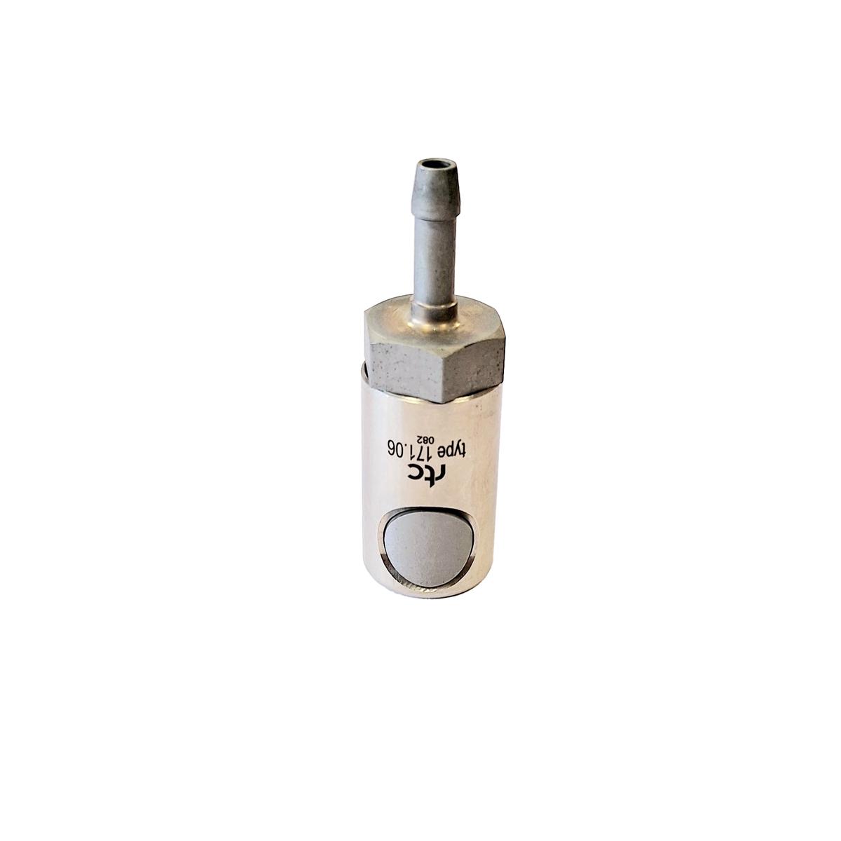 COUPLEUR SÉCURITÉ INOX - ISO 6150 C 6 mm - TUYAU - Ø 13 mm - Bouton photo du produit