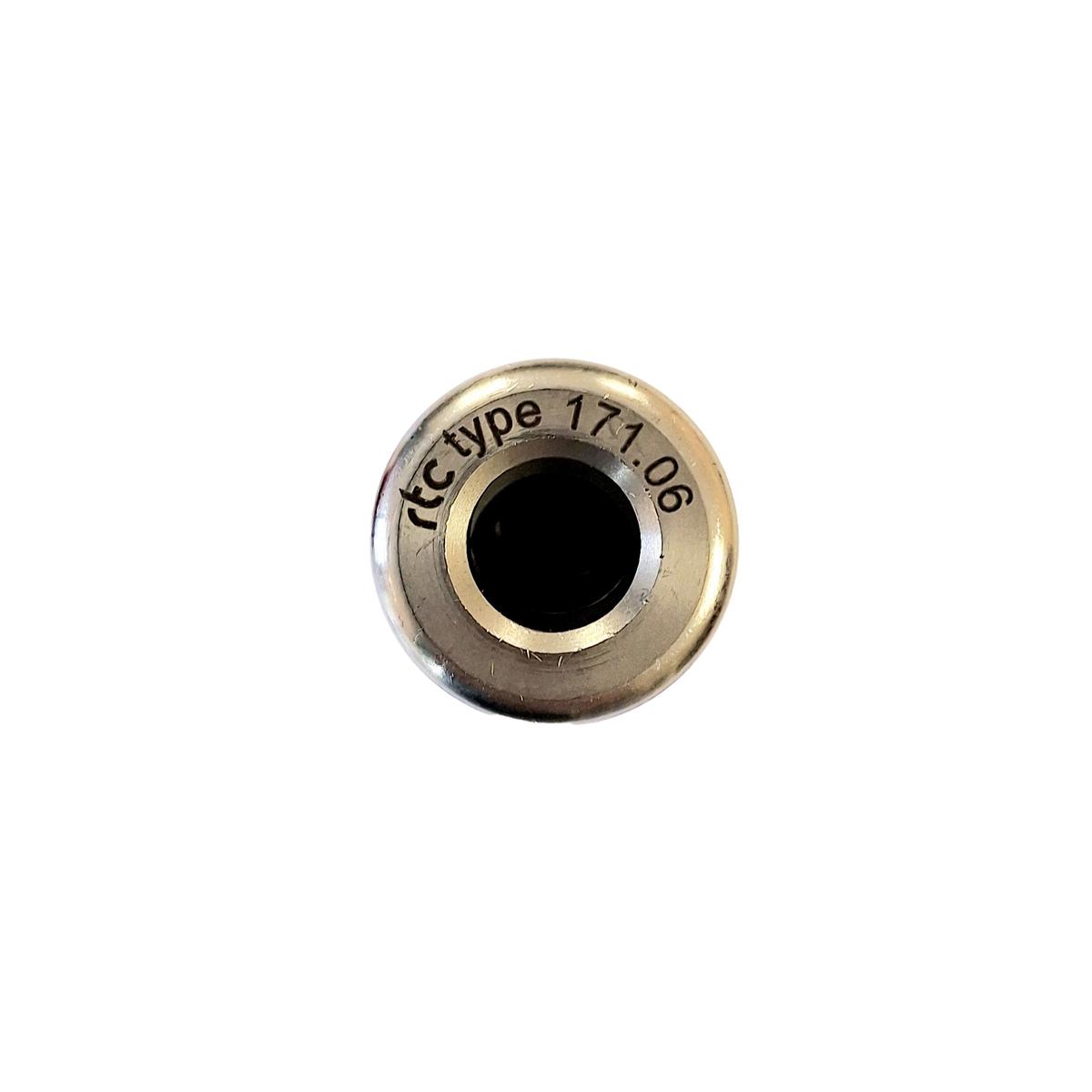 COUPLEUR SÉCURITÉ INOX - ISO 6150 C 6 mm - TUYAU - Ø 13 mm - Bouton photo du produit Vue de côté L