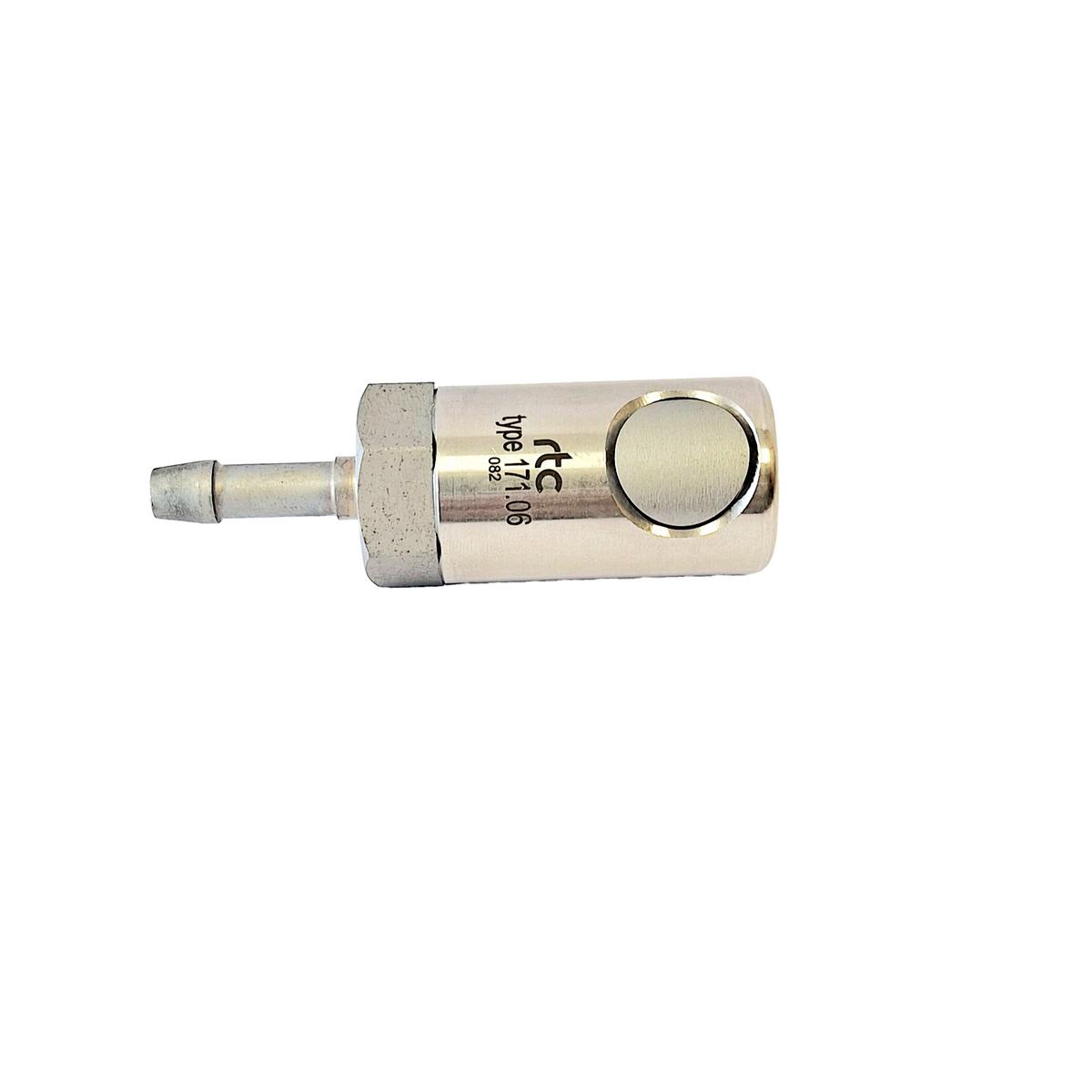 COUPLEUR SÉCURITÉ INOX - ISO 6150 C 6 mm - TUYAU - Ø 13 mm - Bouton photo du produit Vue supplémentaire 1 L