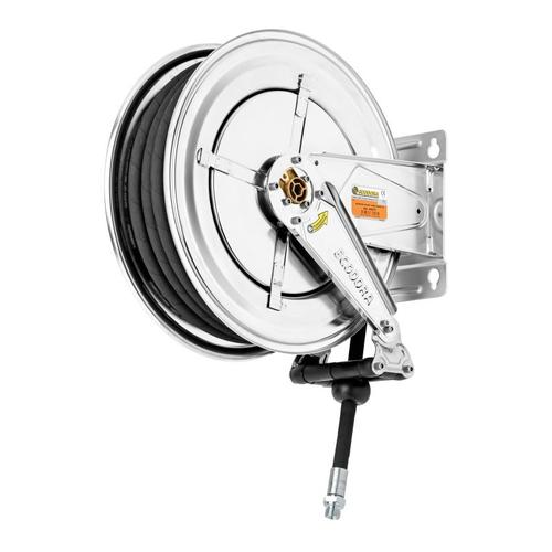 ENROULEUR SÉRIE E434 - INOX - 20 m - Ø  8 INT - 150 bars - TUYAU 1SC photo du produit