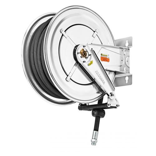 ENROULEUR SÉRIE E549 - INOX - 10 m - Ø 25 INT - 20 bars - TUYAU EPDM photo du produit