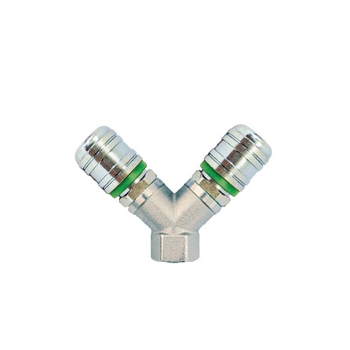 COUPLEUR SÉCURITÉ ACIER - EUROPÉEN 7,4 - FEMELLE Y - FG 1/2'' - Bague photo du produit