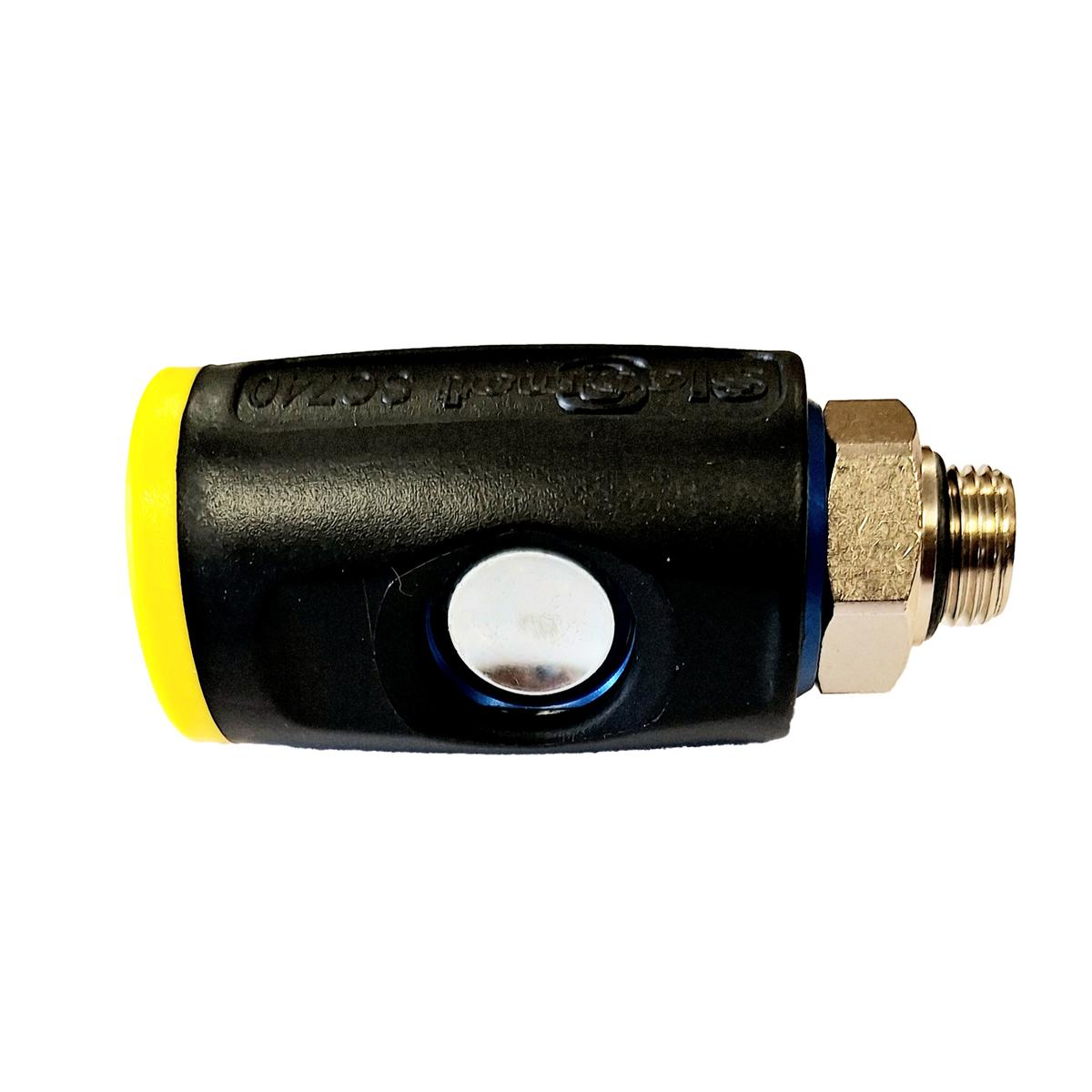 COUPLEURS DE SÉCURITÉ EUROPÉEN 7,4 mm - MÂLE photo du produit Vue arrière L