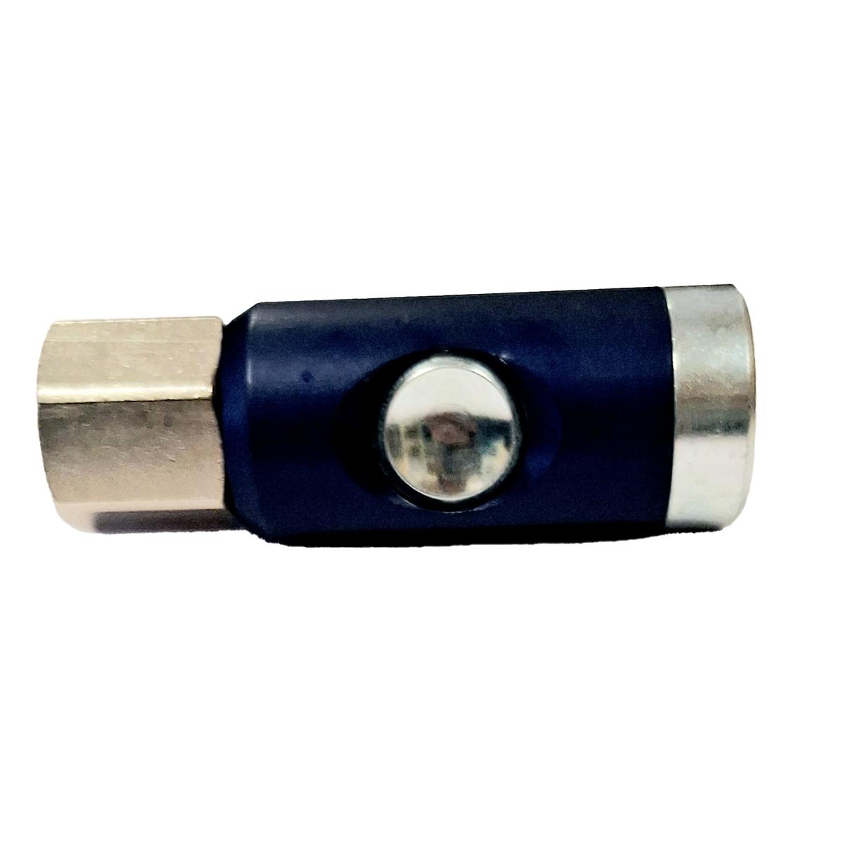 COUPLEUR SÉCURITÉ ALU - EUROPÉEN 7,4 - FEMELLE - FG 1/4'' - Bouton photo du produit Vue supplémentaire 1 L