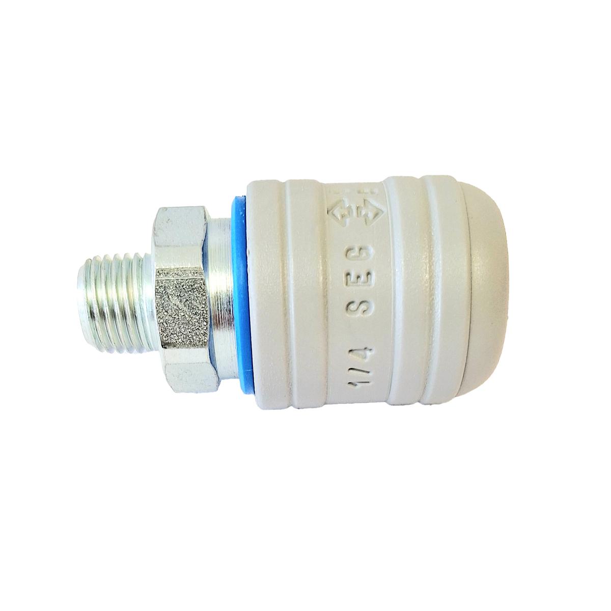 COUPLEUR SÉCURITÉ ACIER - ISO 6150 B 6 mm - MÂLE - MG 1/2'' - Bague photo du produit Vue supplémentaire 1 L