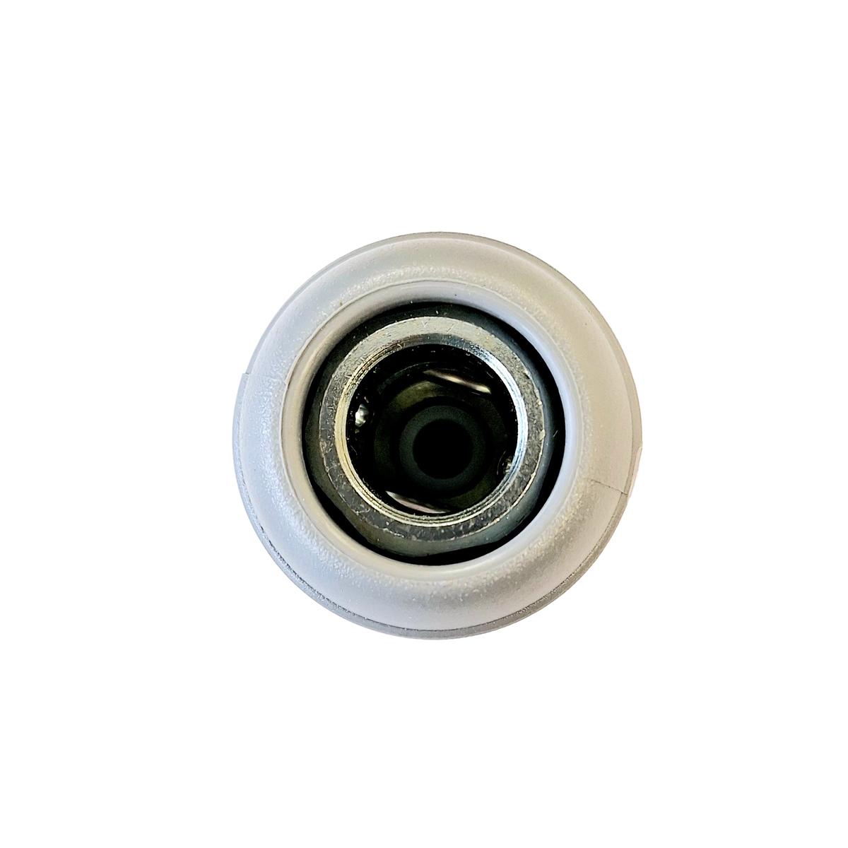 COUPLEUR SÉCURITÉ POM - ISO 6150 B 6 mm - TUYAU - Ø 10 mm - Bague photo du produit Vue de côté L
