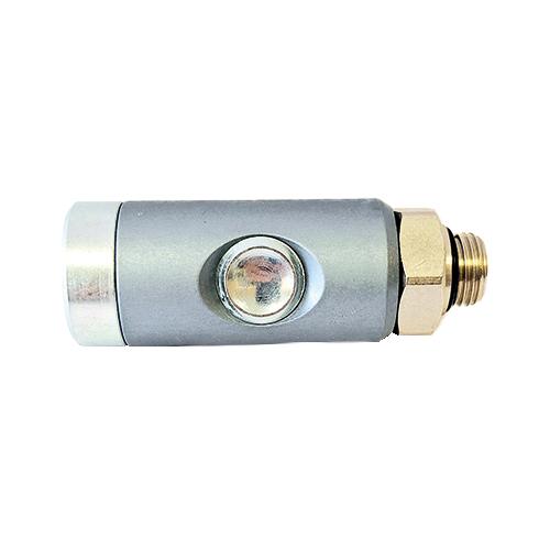 COUPLEUR SÉCURITÉ ALU - ARO - MÂLE - MG 1/4'' - Bouton photo du produit Vue arrière L