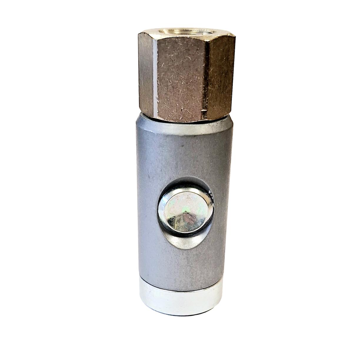 COUPLEUR SÉCURITÉ ALU - ARO - FEMELLE - FG 1/4'' - Bouton photo du produit