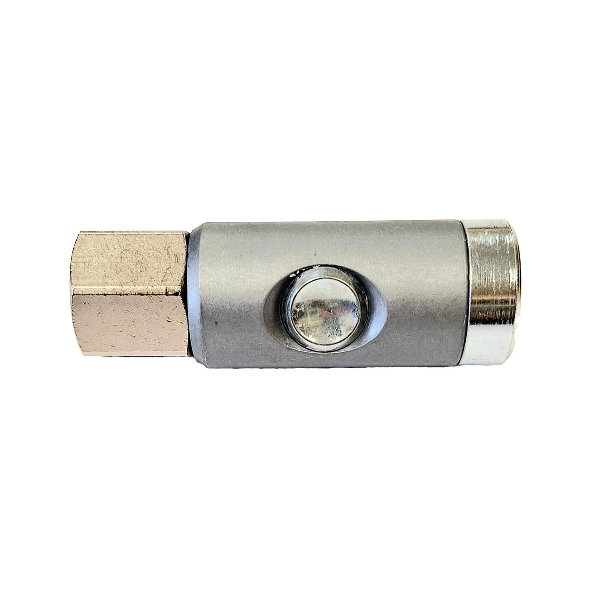 COUPLEUR SÉCURITÉ ALU - ARO - FEMELLE - FG 1/4'' - Bouton photo du produit Vue arrière L