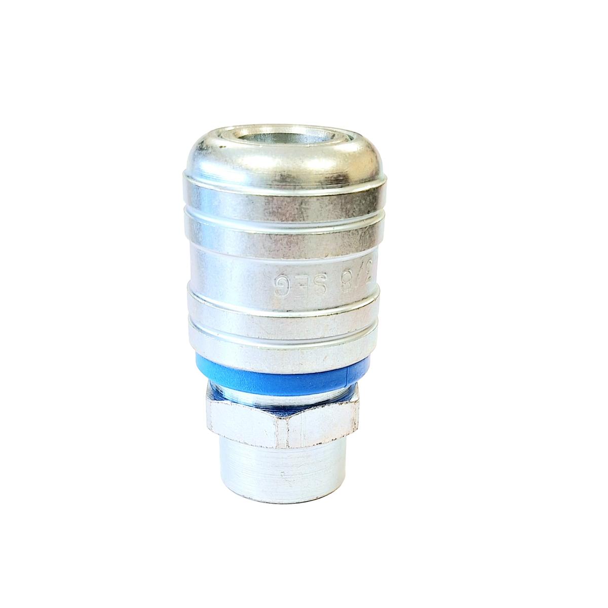 COUPLEUR SÉCURITÉ ACIER - ISO 6150 B 8 mm - FEMELLE - FG 3/8'' - Bague photo du produit