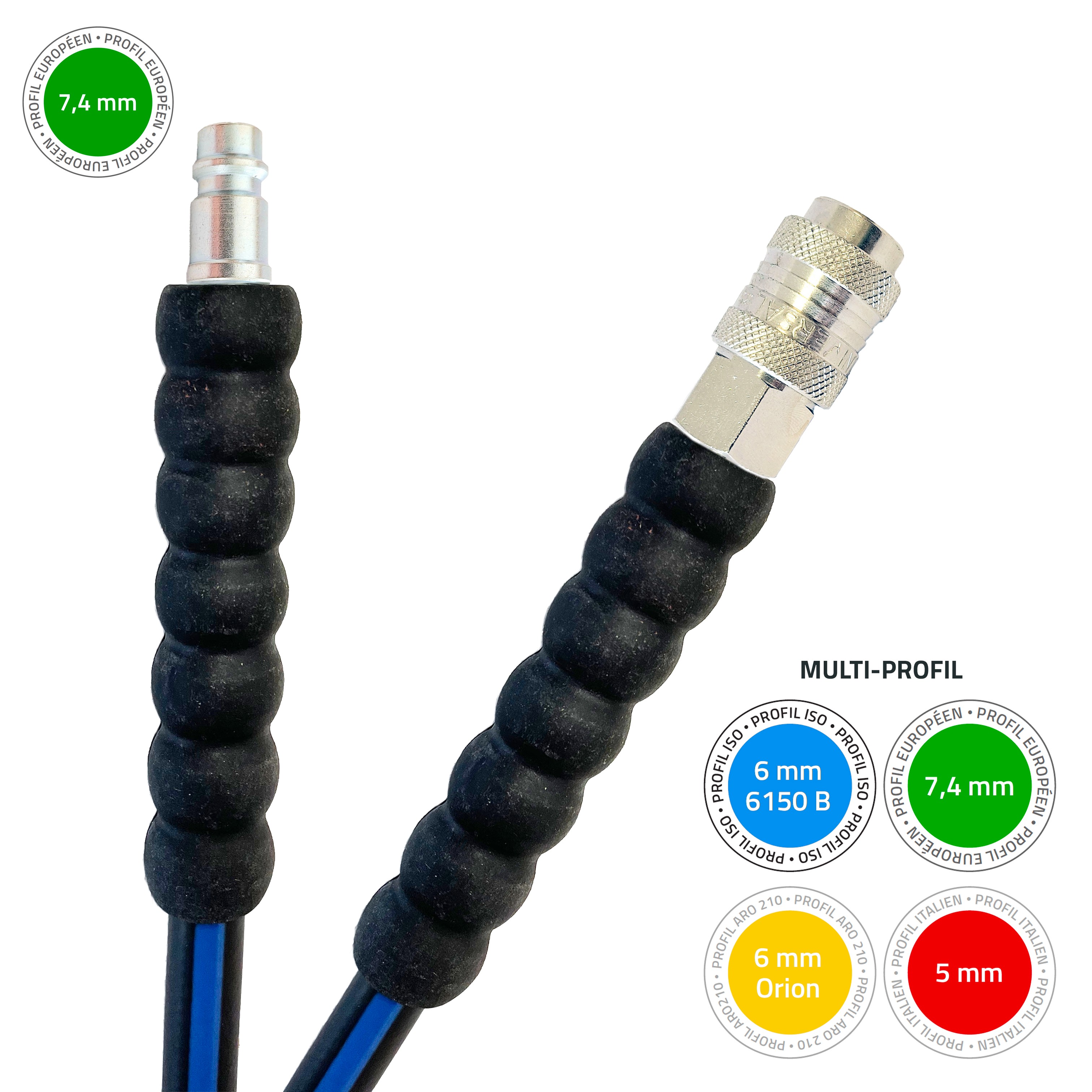 RALLONGE AIR COMPRIMÉ SOVERGUM - COUPLEUR R120 ET ABOUT EURO 7,2mm photo du produit