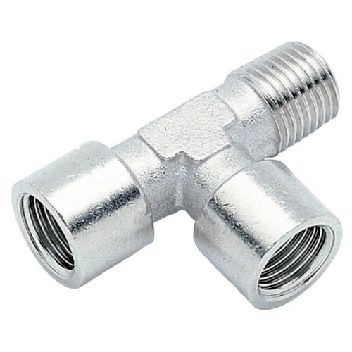 TÉ ÉGAL FEMELLE CYLINDRIQUE LAITON photo du produit