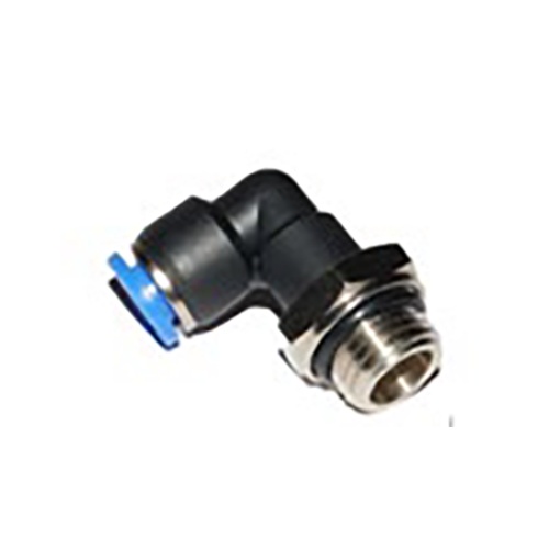 RACCORD COUDÉ À 90° ORIENTABLE INSTANTANÉ Ø8 / MÂLE G3/8'' POLYMÈRE photo du produit