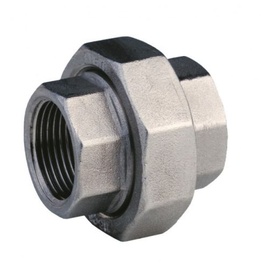 MANCHON 3 PIÈCES FEMELLE G1''1/2 CYLINDRIQUE FONTE photo du produit