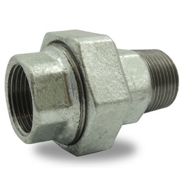 RACCORD DROIT 3 PIÈCES MÂLE / FEMELLE G1/2'' CONIQUE FONTE photo du produit