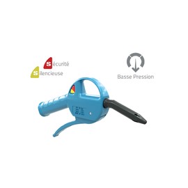 SOUFFLETTE SILENCIEUSE SECURIT&Eacute; BASSE PRESSION FG1/4' BUSE PLASTIQUE photo du produit