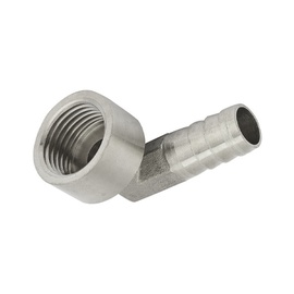 COUDE CANNELÉ FEMELLE CYLINDRIQUE LAITON photo du produit