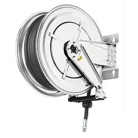 ENROULEUR AUTOMATIQUE TOUT INOX E549 &Oslash;13 25M 20BAR MULTISERVICE SERTI INOX photo du produit