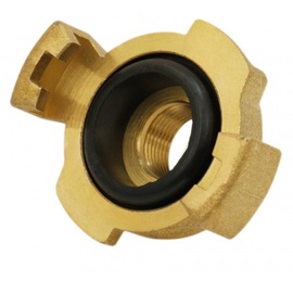 RACCORD EXPRESS FEMELLE G3/8'' CYLINDRIQUE LAITON JOINT NBR photo du produit