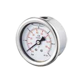 MANOMÈTRE GLYCÉRINE AXIAL 0 à 40 bars 63 mm Inox 304 - MÂLE G1/4'' photo du produit