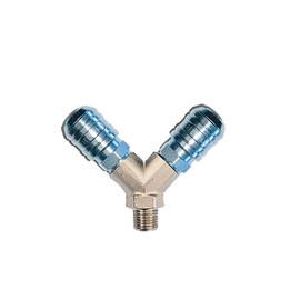 COUPLEUR STANDARD ACIER - ISO 6150 B 8 mm - MÂLE Y - MG 3/8'' - Bague photo du produit