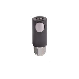 COUPLEUR SÉCURITÉ POM - ISO 6150 C 8 mm - FEMELLE - FG 1/4'' - Bouton photo du produit