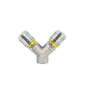 COUPLEUR SÉCURITÉ ACIER - ARO - FEMELLE Y - FG 1/2'' - Bague photo du produit