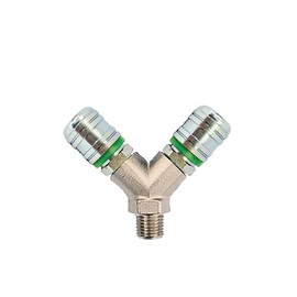 COUPLEUR SÉCURITÉ ACIER - EUROPÉEN 7,4 - MÂLE Y - MG 1/4'' - Bague photo du produit