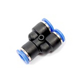 RACCORD EN Y INÉGAL INSTANTANÉ Ø8 / Ø6 POLYMÈRE photo du produit