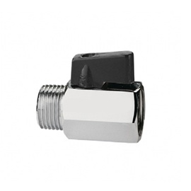 MINI VANNE 2 VOIES MÂLE / FEMELLE LAITON photo du produit
