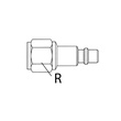 ABOUTS STANDARDS ISO 6150 B 6 mm - FEMELLE photo du produit Schema S