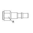 ABOUTS STANDARDS ISO 6150 C 6 mm - FEMELLE photo du produit Schema S