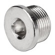 BOUCHON 6 PANS À COLLERETTE MÂLE G3/8'' CYLINDRIQUE LAITON JOINT NBR photo du produit