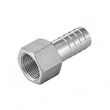 RACCORD DROIT CANNELÉ Ø6 / FEMELLE G1/8'' CYLINDRIQUE ACIER photo du produit